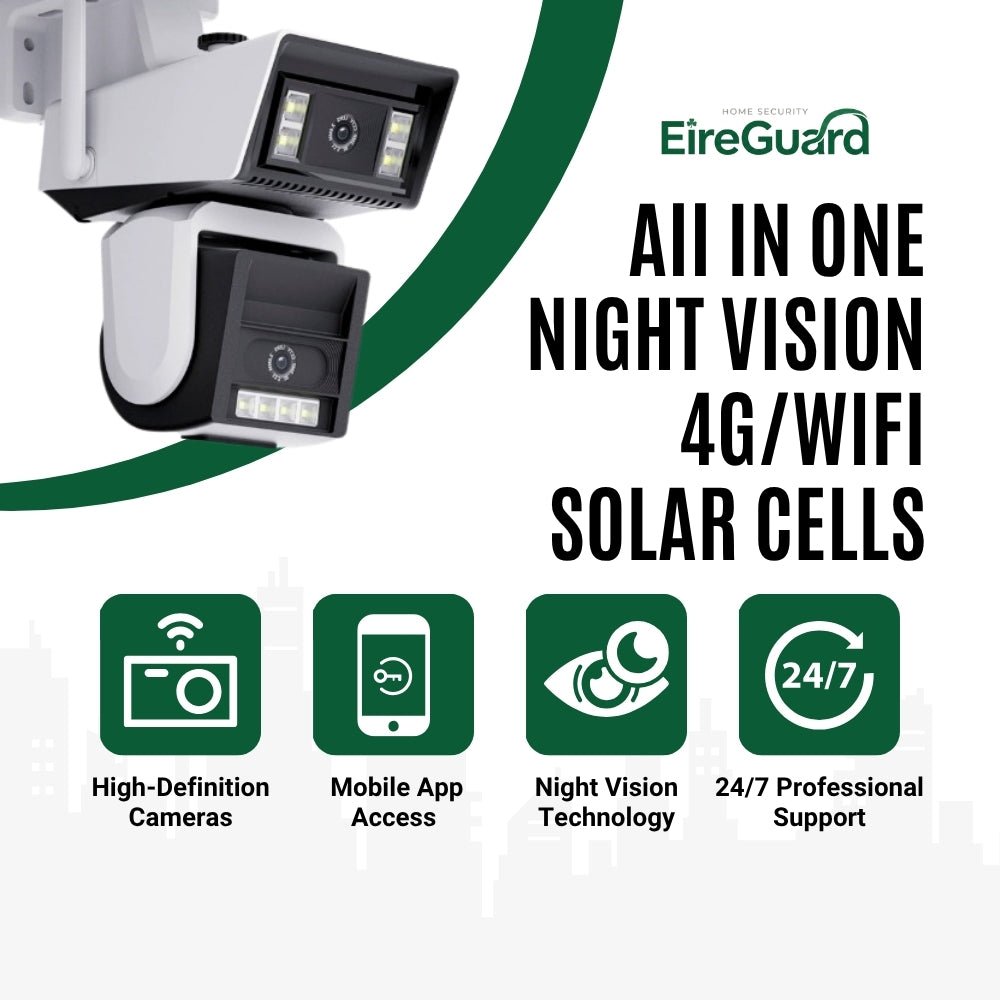 EireGuard All Vision Pro™ Dual-Lens Smart Security Camera - EireGuard