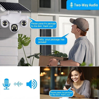 EireGuard Pro 3-Lens Solar 360 Smart Security Cam