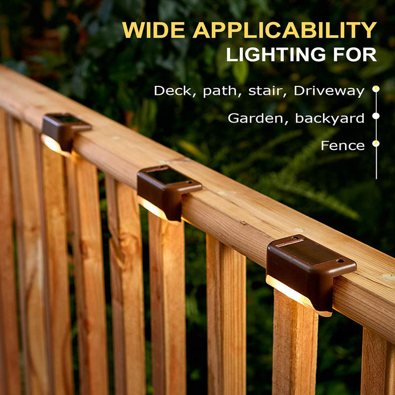 Minimalist Solar Powered Step & Railing Lights