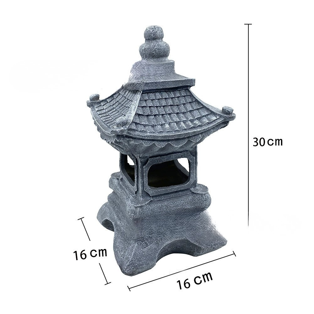 Japanese Pagoda Zen Garden Solar Lantern