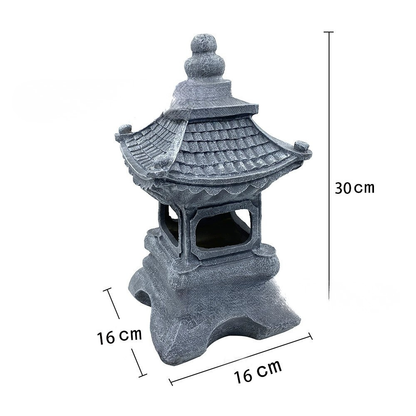 Japanese Pagoda Zen Garden Solar Lantern