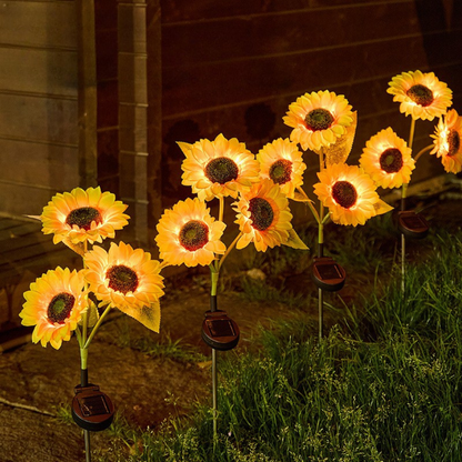 Realistic  Solar Sunflower Lights