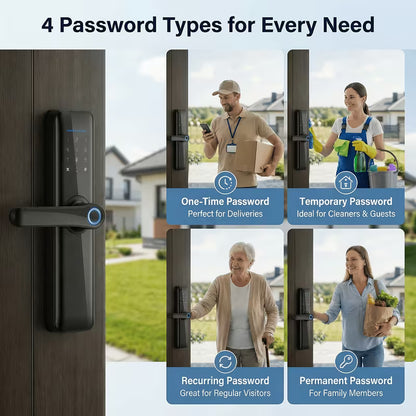 Smart Electronic Door Lock with Touchscreen Keypad