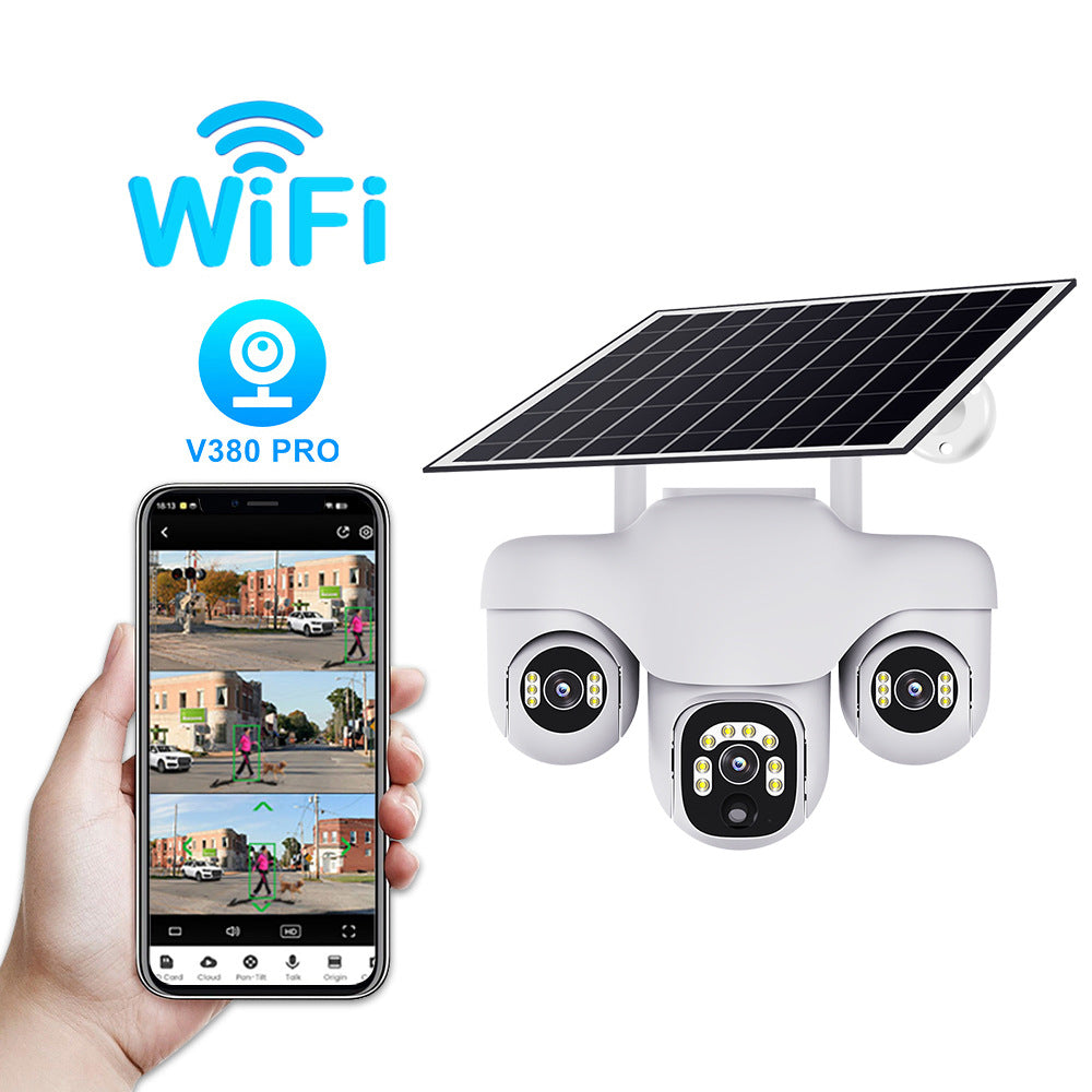 EireGuard Pro 3-Lens Solar 360 Smart Security Cam
