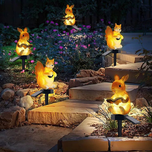 Woodland Critters Solar Garden Lights