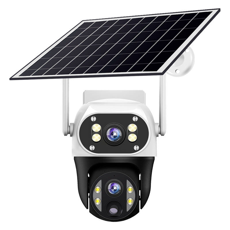 EireGuard Dual-Lens Solar PTZ Security Camera