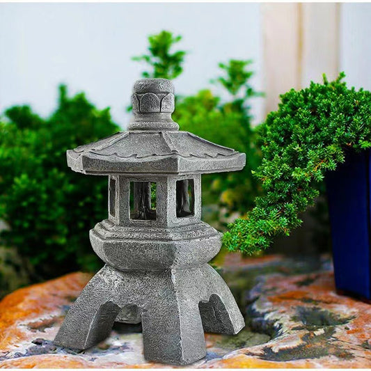 Japanese Pagoda Zen Garden Solar Lantern