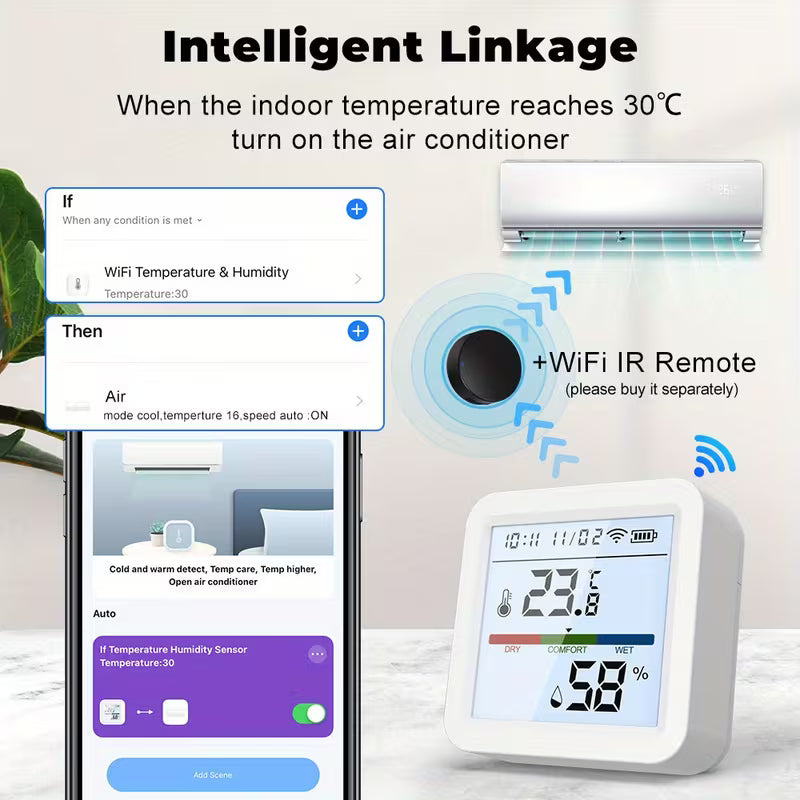 Wireless Digital Hygrometer Thermometer