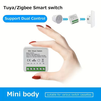 Wifi/Zigbee Tuya Smart Life Mini Switch 16A