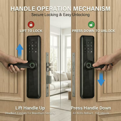 Smart Electronic Door Lock with Touchscreen Keypad