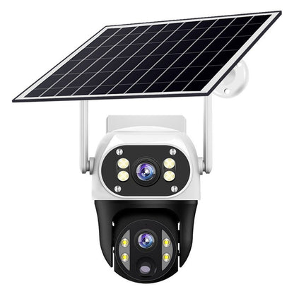 EireGuard Dual-Lens Solar PTZ Security Camera - EireGuard