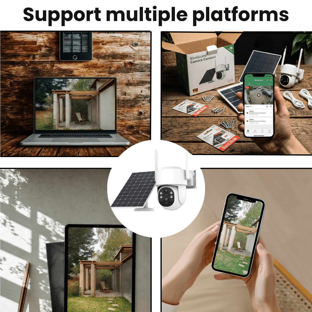 EireGuard Pro Dual - Lens Solar Security Camera - EireGuard