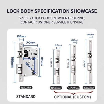 EireGuard Pro Smart Biometric Door Lock (Long Plate Edition) - EireGuard