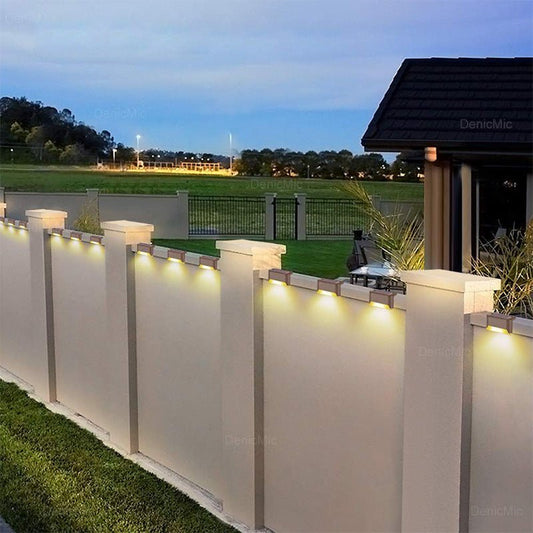 Minimalist Solar Powered Step & Railing Lights - EireGuard